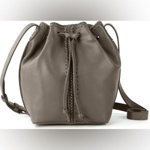 THE SAK Ivy  Leather Bucket Bag Mushroom $189